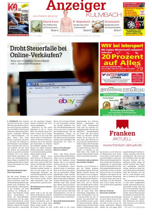 Anzeiger Kulmbach Cover