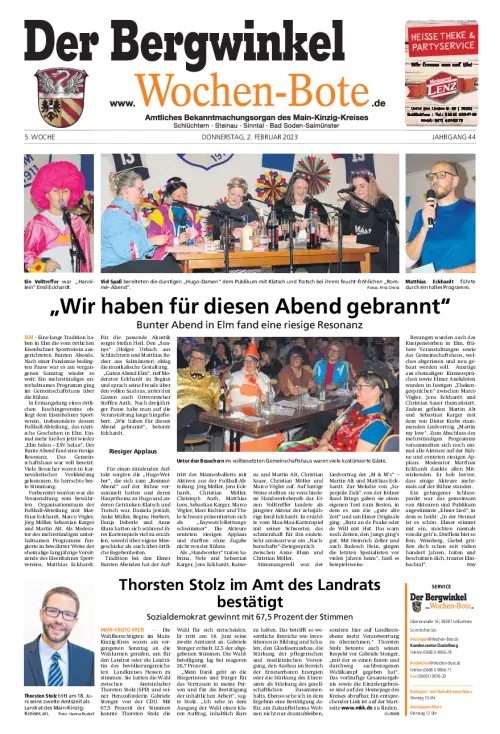 Der Bergwinkel Wochen-Bote Cover