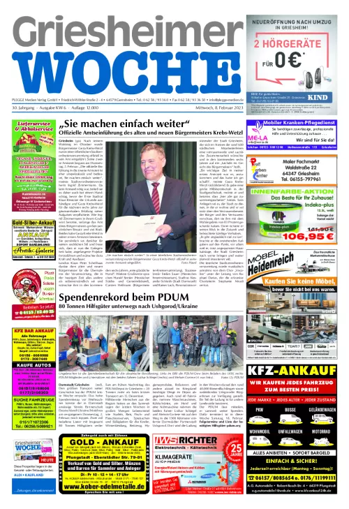 Griesheimer Woche Cover