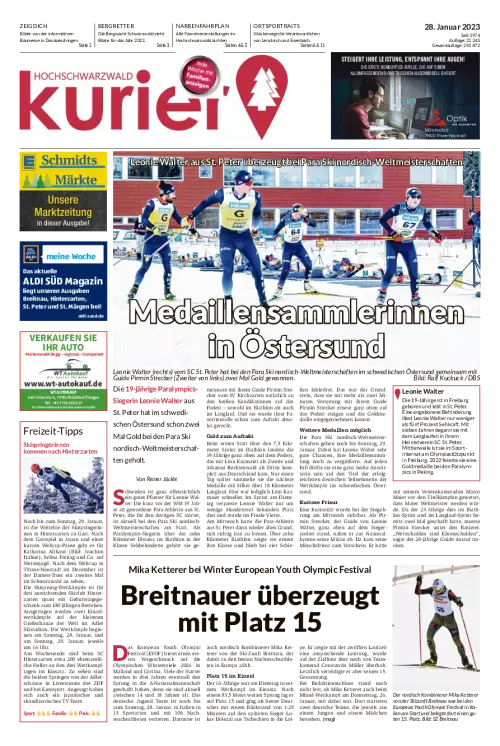 Hochschwarzwaldkurier Cover