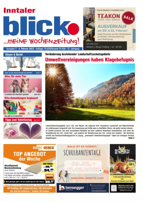 Inntaler blick Cover