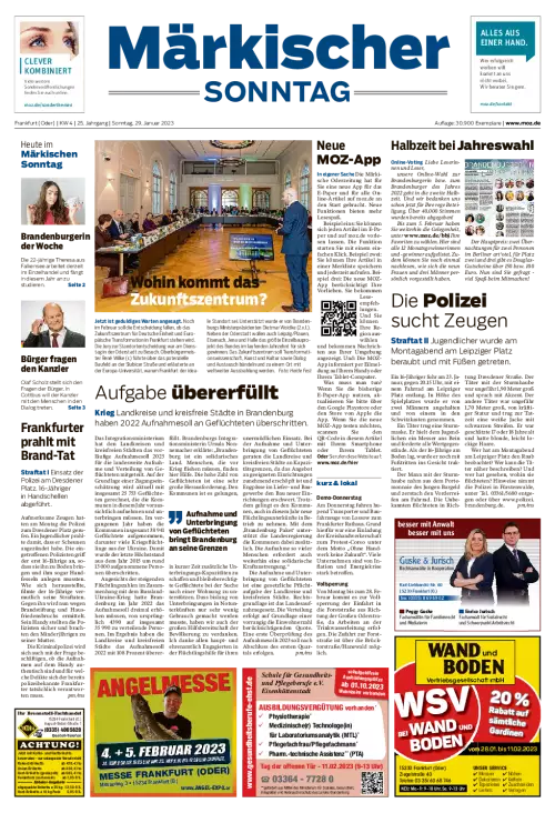 Märkischer Sonntag Cover