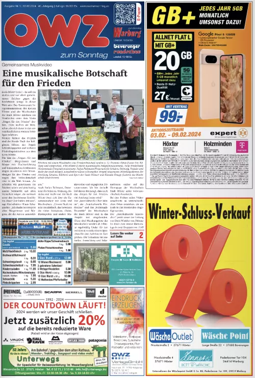 OWZ zum Sonntag Cover