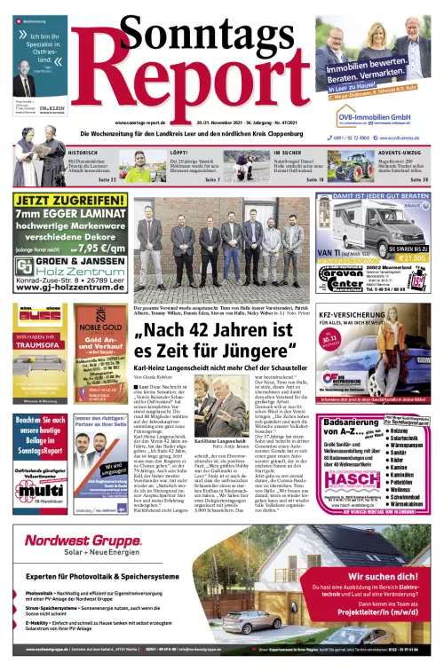 SonntagsReport Landkreis Leer Cover