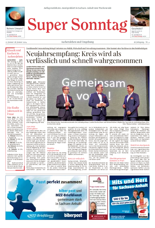 Super Sonntag / General-Anzeiger Cover