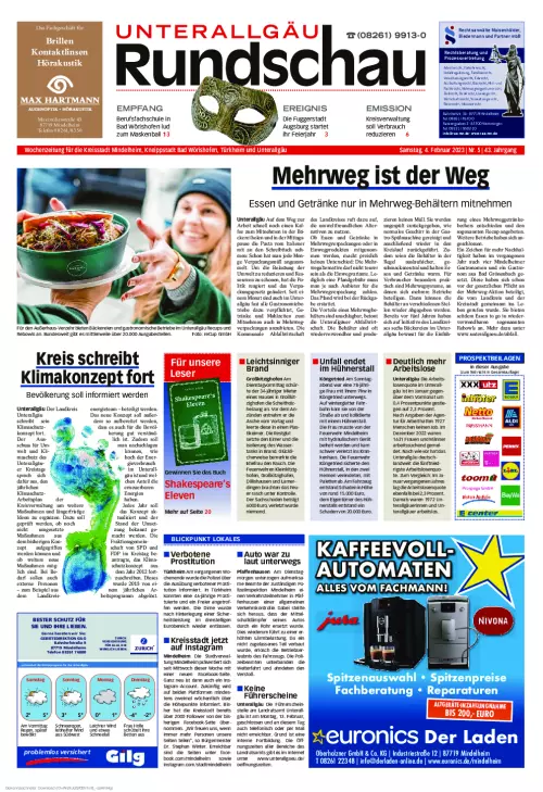 Unterallgäu Rundschau Cover