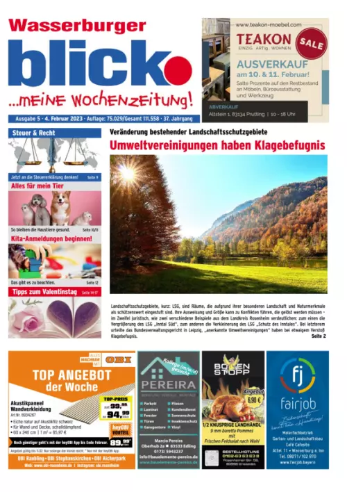 Wasserburger blick Cover