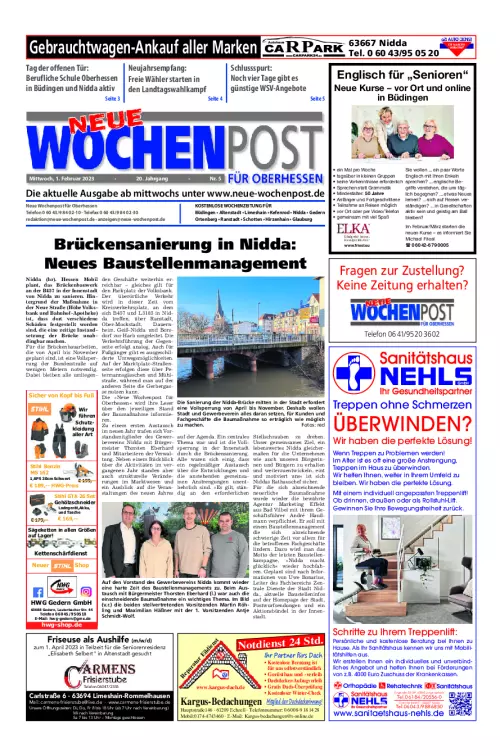 Wetterauer Wochenpost Cover
