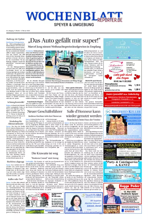 Wochenblatt Speyer Cover