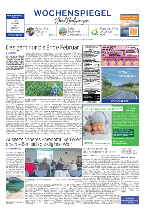 Wochenspiegel Thüringen Cover