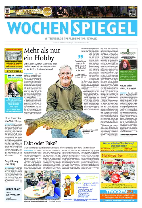 Wochenspiegel Wittenberge/Perleberg/Pritzwalk Cover